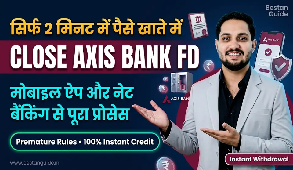 How to Close FD in Axis Bank?