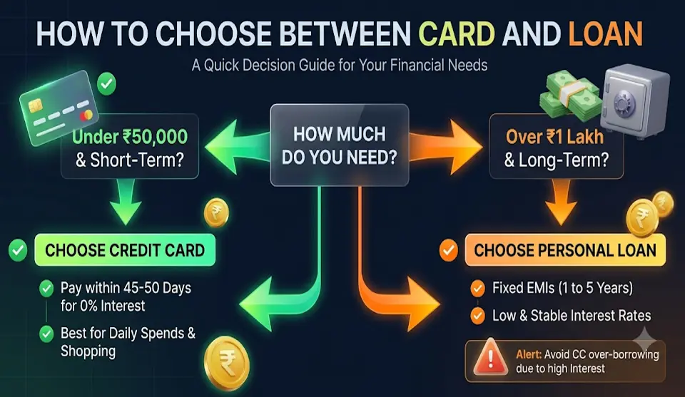 Credit Card vs Personal Loan: What You Should Choose?